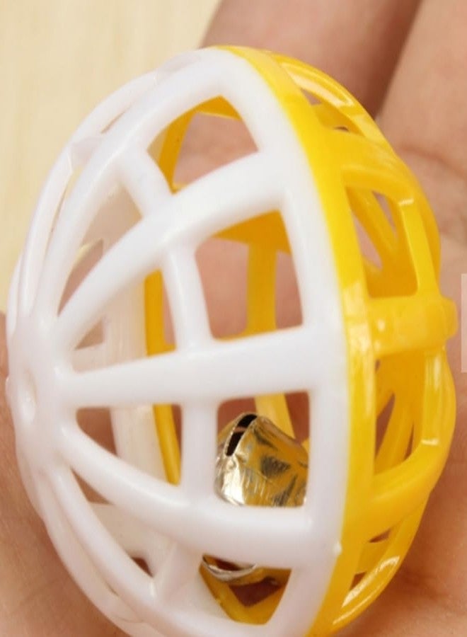 KittuPet كرات بلاستيكية للقطط من كيتو بيت، 4 قطع، كرات بلاستيكية صغيرة، كرات للحيوانات الأليفة، كرات للقطط - Image 3